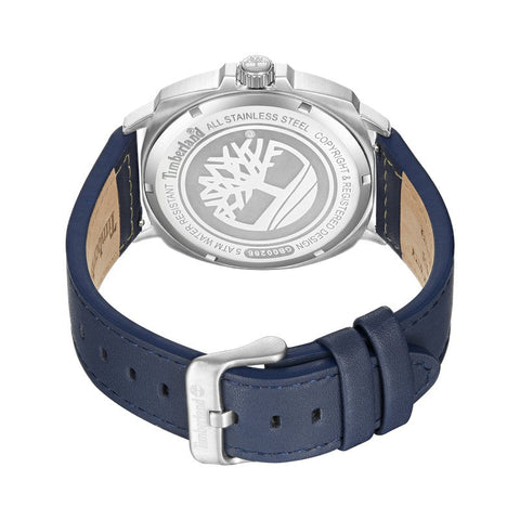 The Watch Boutique Timberland Actwell 3 Hands-Date Leather Strap Watch