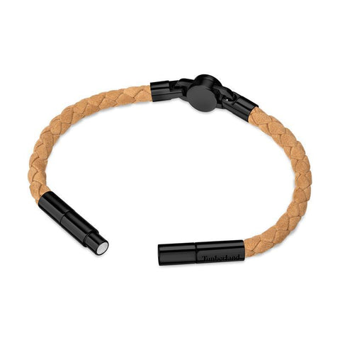 The Watch Boutique Timberland Arrowsic Brown Leather Bracelet