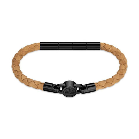 The Watch Boutique Timberland Arrowsic Brown Leather Bracelet