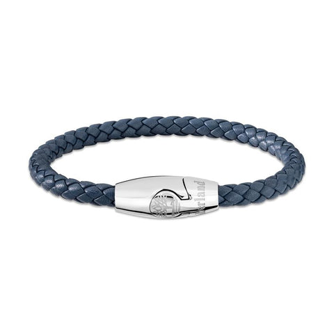The Watch Boutique Timberland Bacari Stainless Steel Leather Bracelet