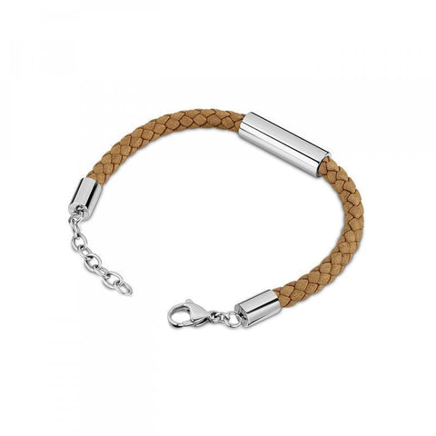 The Watch Boutique Timberland Baxter Lake Brown Leather Bracelet