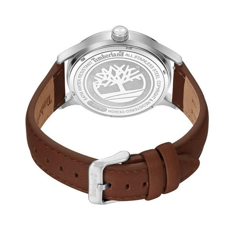 The Watch Boutique Timberland Blake 3 Hands-Date Leather Strap Watch