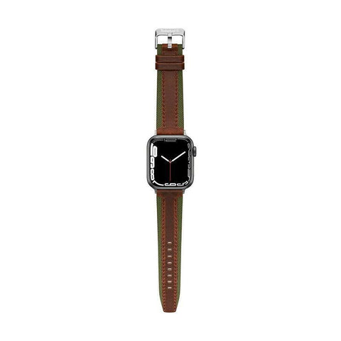 The Watch Boutique Timberland Brown And Green 20mm Watch Strap