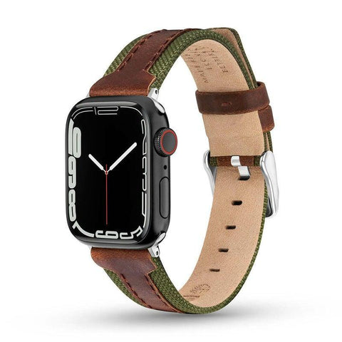 The Watch Boutique Timberland Brown And Green 20mm Watch Strap