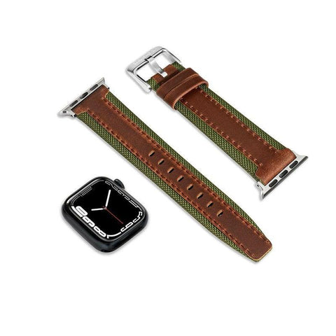 The Watch Boutique Timberland Brown And Green 20mm Watch Strap