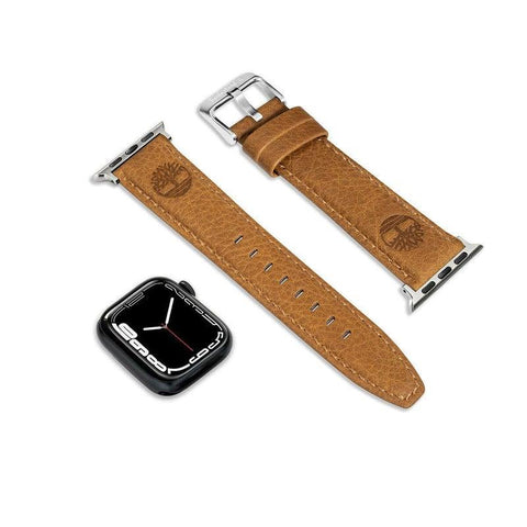 The Watch Boutique Timberland Brown Leather 20mm Watch Strap