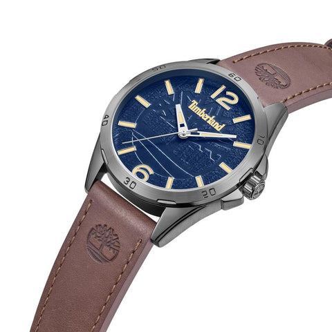 The Watch Boutique Timberland Brown Leather Men's Watch