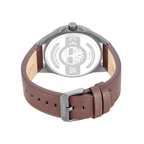 The Watch Boutique Timberland Brown Leather Men's Watch