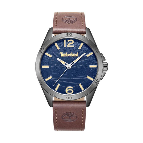 The Watch Boutique Timberland Brown Leather Men's Watch