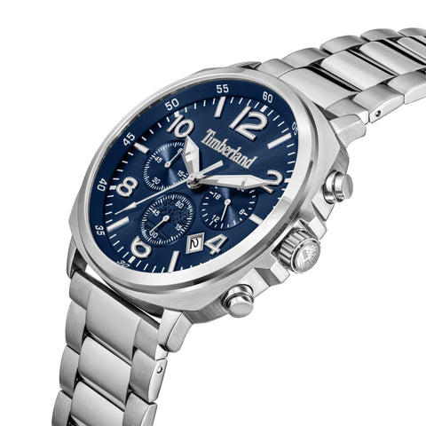The Watch Boutique Timberland Denny's Bay Blue/Silver Chronograph Watch