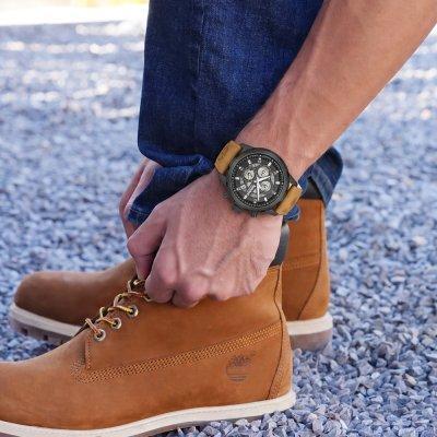 The Watch Boutique Timberland Hampton Harbour Black Dial Men's Watch