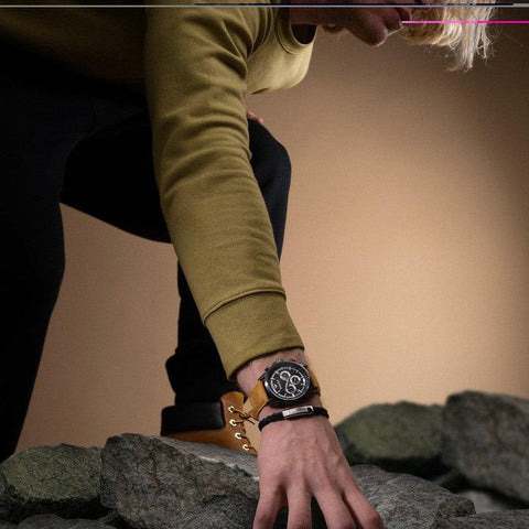 The Watch Boutique Timberland Hampton Harbour Multifunction Brown Leather Strap Watch