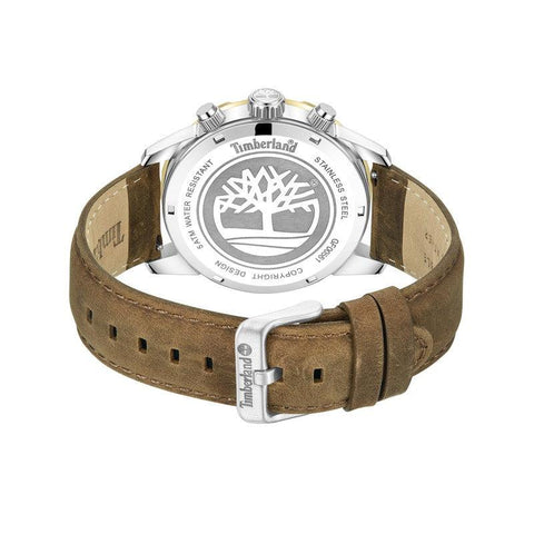 The Watch Boutique Timberland Hampton Harbour Multifunction Green Leather Strap Watch