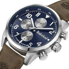 The Watch Boutique Timberland Henniker II Multifunction Leather Strap Watch