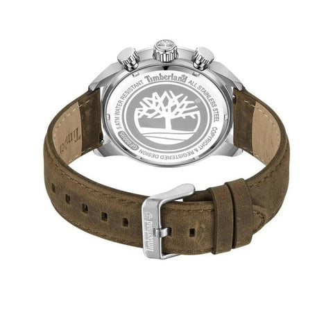 The Watch Boutique Timberland Henniker II Multifunction Leather Strap Watch