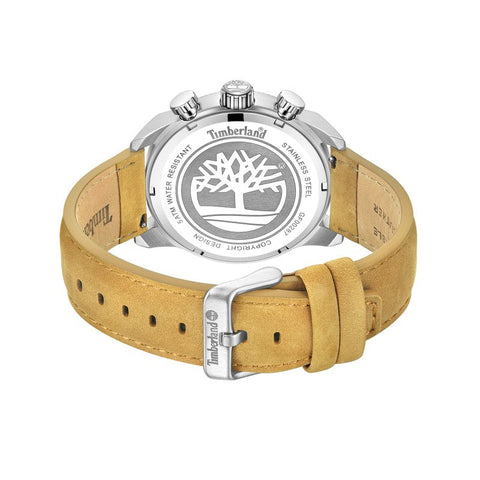 The Watch Boutique Timberland Henniker II Multifunction Tan Leather Strap Watch