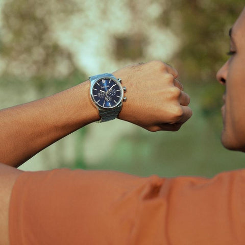 The Watch Boutique Timberland Henniker Men's Blue Dial Multifunction Watch