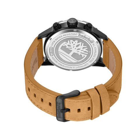 The Watch Boutique Timberland Kennebunk Multifunction Tan Leather Strap Watch