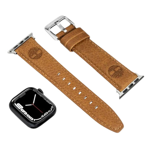 The Watch Boutique Timberland Lacandon Brown Leather Watch Strap