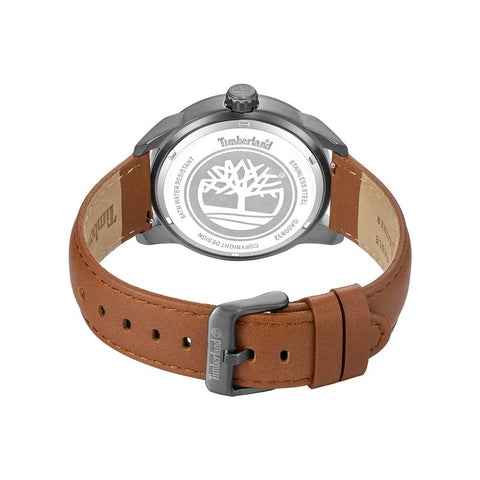 The Watch Boutique Timberland Lanigan Brown Leather Quartz Watch