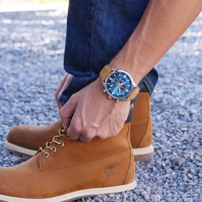 The Watch Boutique Timberland Managate Blue Dial Men's Watch