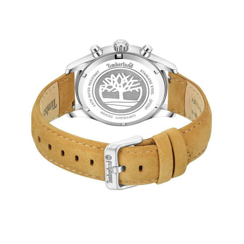 The Watch Boutique Timberland Multifunction Tan Leather Strap Watch