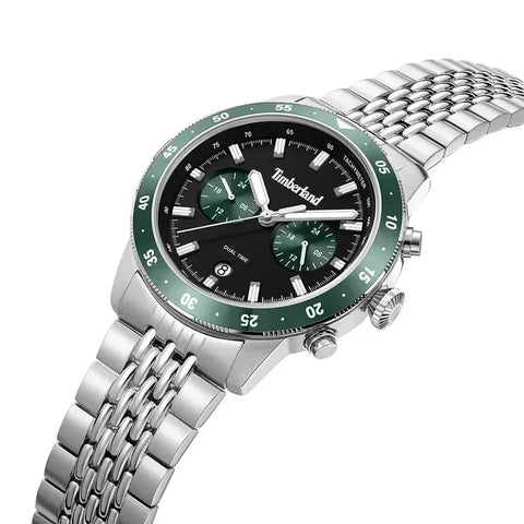 The Watch Boutique Timberland Parkman Dual Time Black Dial Men's Watch