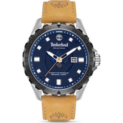 The Watch Boutique Timberland Solar Peak Blue Dial Men's Watch