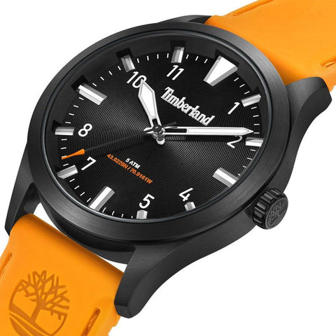 The Watch Boutique Timberland Taren 3 Hands Silicone Strap Watch