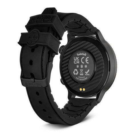 The Watch Boutique Timberland Trail Force Black Silicone Strap Smart Watch