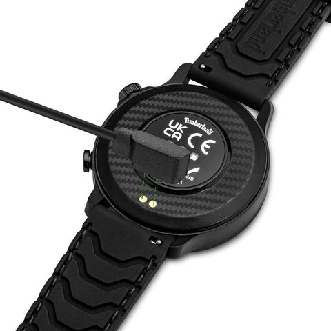 The Watch Boutique Timberland Trail Force Black Silicone Strap Smart Watch