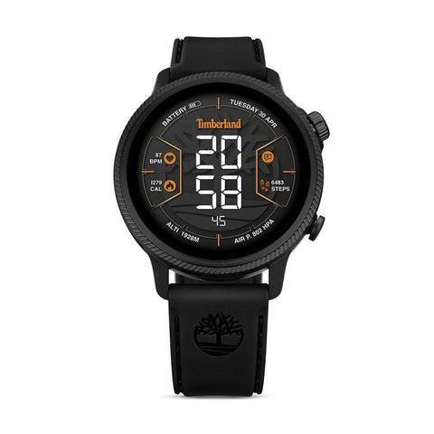 The Watch Boutique Timberland Trail Force Black Silicone Strap Smart Watch