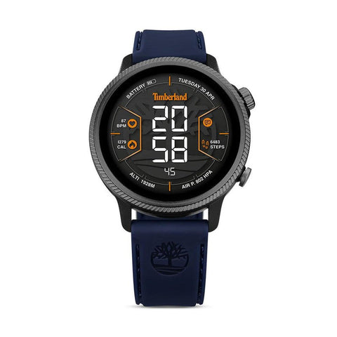 The Watch Boutique Timberland Trail Force Blue Silicone Strap Smart Watch