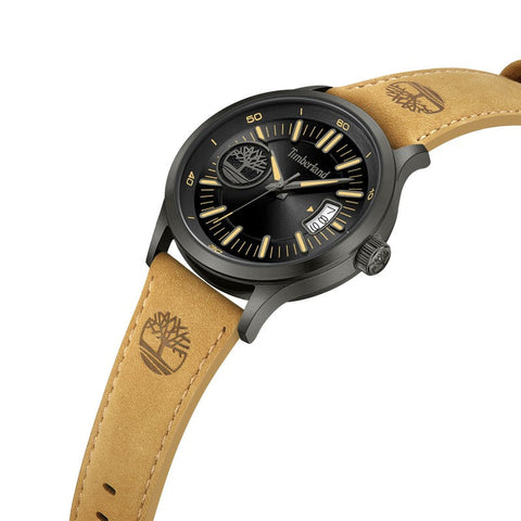 The Watch Boutique Timberland Trumbull Tan Leather Strap Watch
