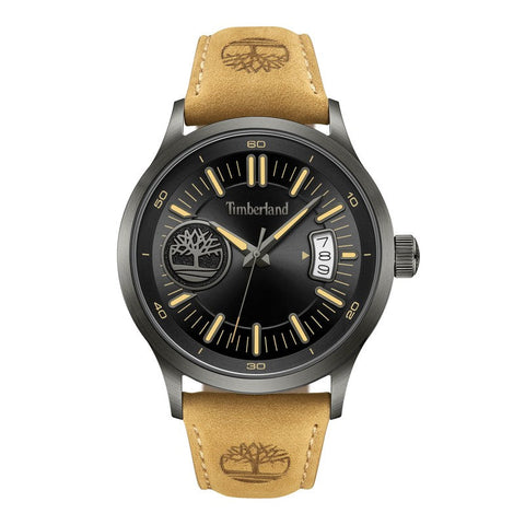 The Watch Boutique Timberland Trumbull Tan Leather Strap Watch