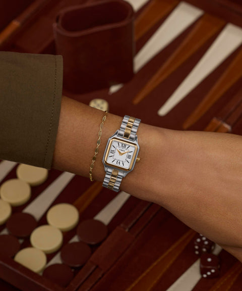 The Watch Boutique Timex Addison Stainless 2-Tone Steel Bracelet Watch