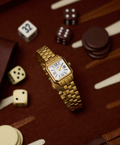 The Watch Boutique Timex Addison Stainless Steel Watch – Gold-Tone Elegance