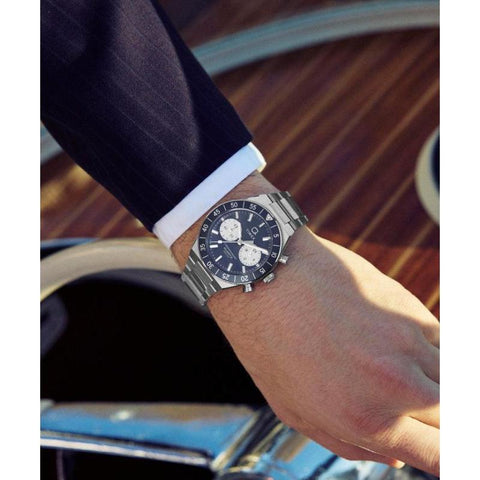 The Watch Boutique Timex Continental Chronograph Stainless Steel Bracelet Watch