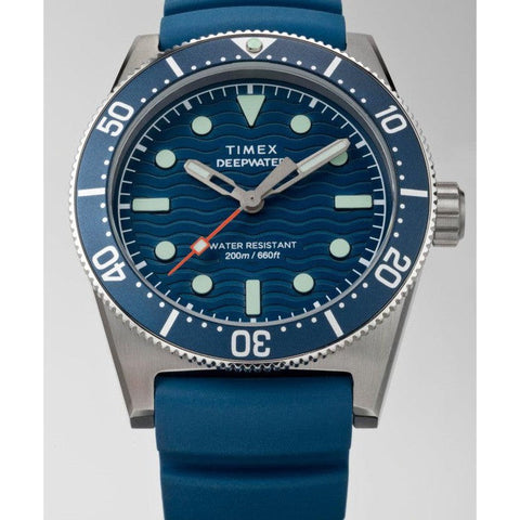 The Watch Boutique Timex Deepwater Reef 200 41mm Synthetic Rubber Strap Watch