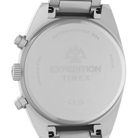 The Watch Boutique Timex Expedition Capstone Chronograph Stainless Steel Bracelet Watch