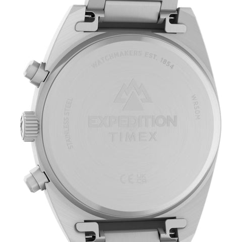 The Watch Boutique Timex Expedition Capstone Chronograph Stainless Steel Bracelet Watch