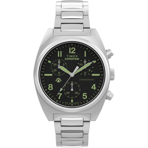 The Watch Boutique Timex Expedition Capstone Chronograph Stainless Steel Bracelet Watch