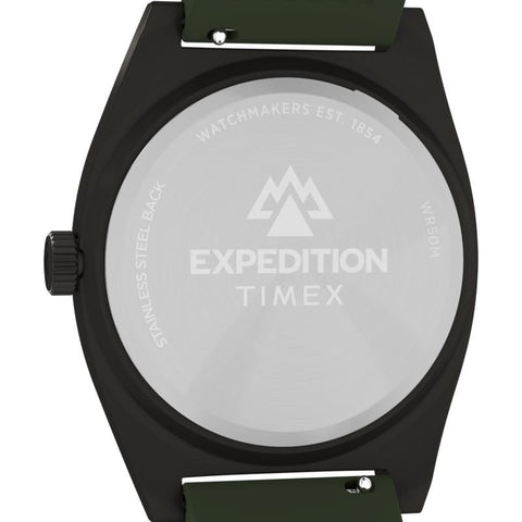 The Watch Boutique Timex Expedition Capstone Silicone Strap Watch