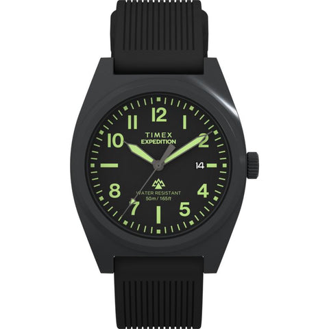 The Watch Boutique Timex Expedition Capstone Silicone Strap Watch