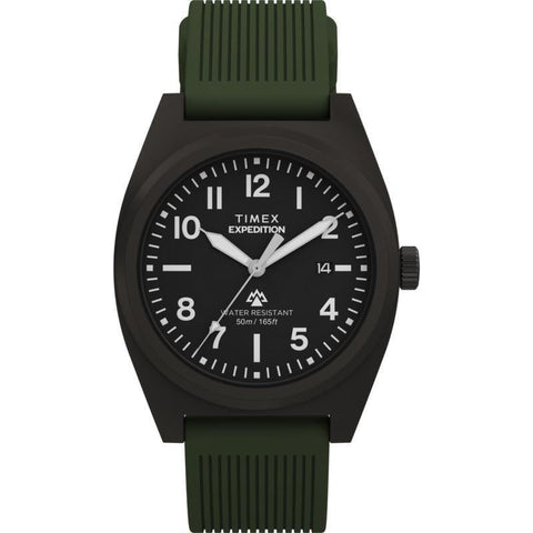 The Watch Boutique Timex Expedition Capstone Silicone Strap Watch