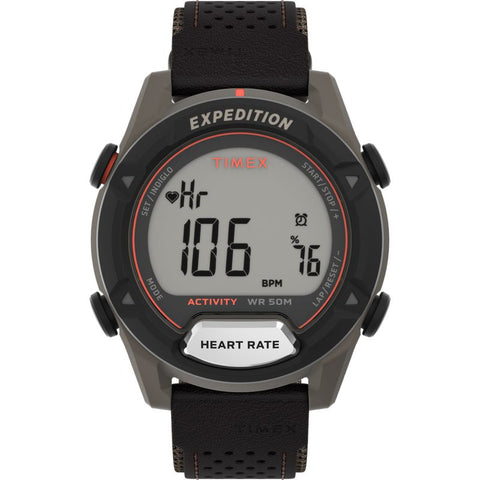 The Watch Boutique Timex Expedition Trailblazer+ 43mm Brown-Black Material Strap Watch