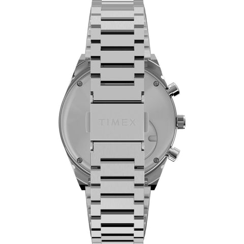 The Watch Boutique Timex Falcon Eye Chronograph Stainless Steel Bracelet Watch