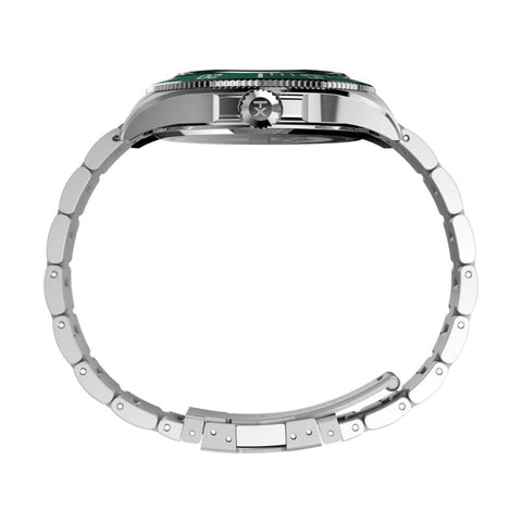 The Watch Boutique Timex Harborside Coast Multifunction Stainless Steel Bracelet Watch
