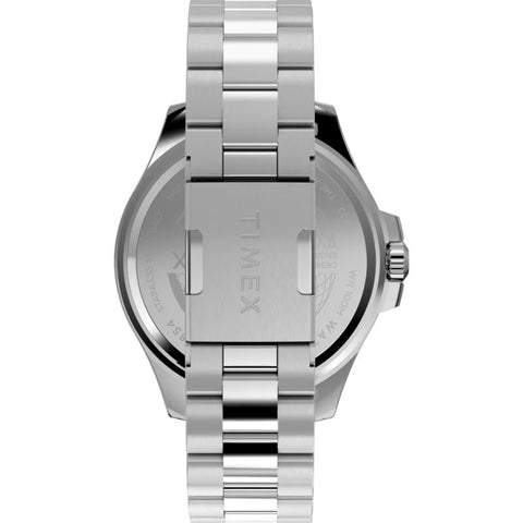The Watch Boutique Timex Harborside Coast Multifunction Stainless Steel Bracelet Watch