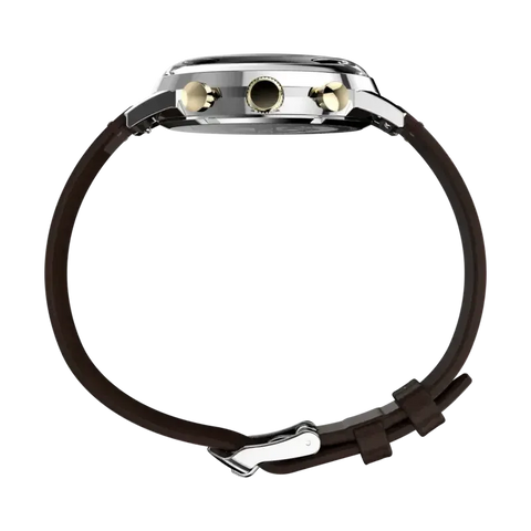 The Watch Boutique Timex Marlin® Chronograph Tachymeter 40mm Leather Strap Watch